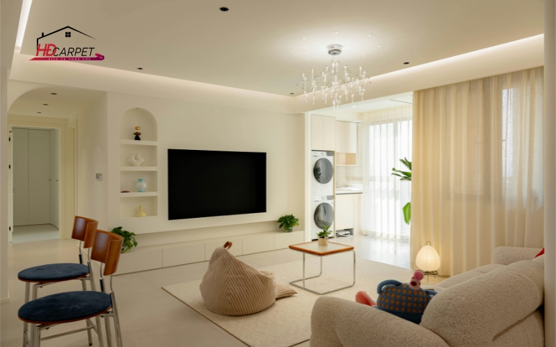 Thảm trải sàn phòng khách