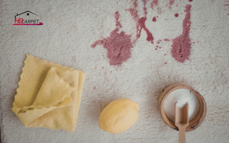 Vệ sinh thảm bằng baking soda và muối để khử mùi hiệu quả